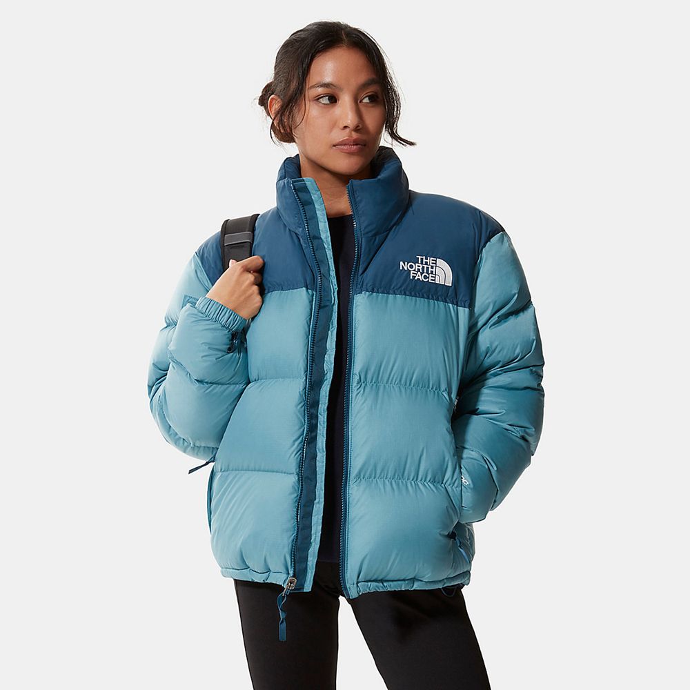 The North Face Nuptse Jacket Womens Australia - The North Face 1996 Retro Blue (KCL-460518)